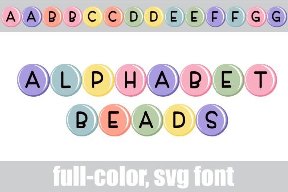 Alphabet Beads: Adding Playful Texture to Modern Typography