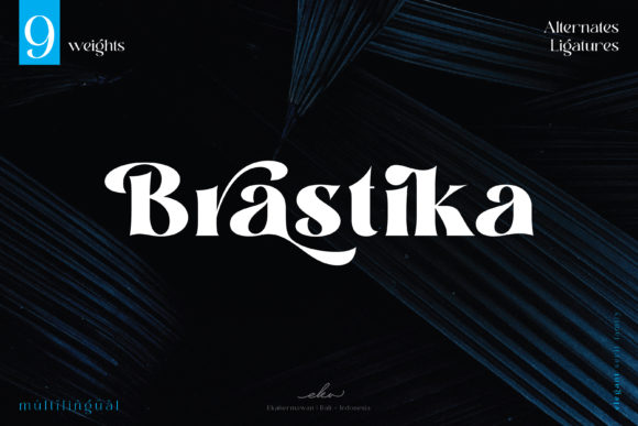Brastika: A Bold Display Font for Unforgettable Designs