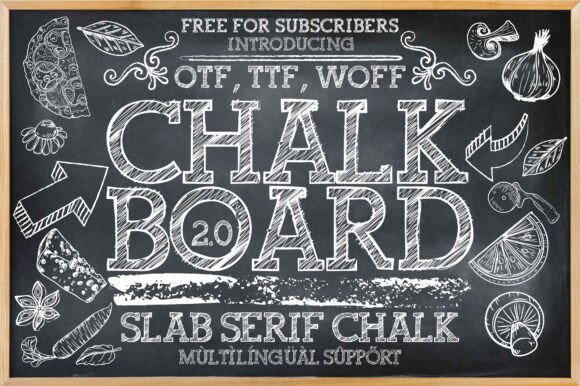 Chalkboard 2.0: The Slab Serif with a Hand-Drawn Soul