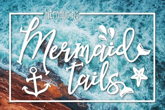 Dive into Creativity with Mermaid Tails Font
