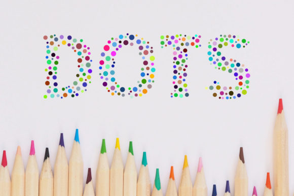 Dots: A Superb Dotted Letter Color Font for Creative Projects