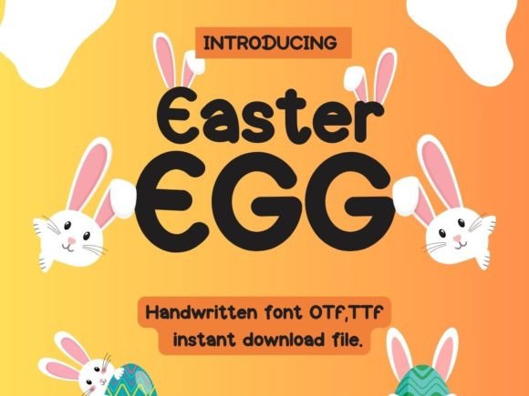 Easter Egg Font: A Handwritten Font for Authentic Branding