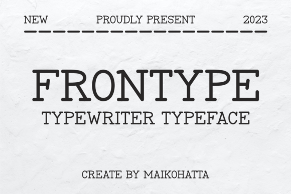 Frontype: Bridging Vintage Charm with Modern Utility