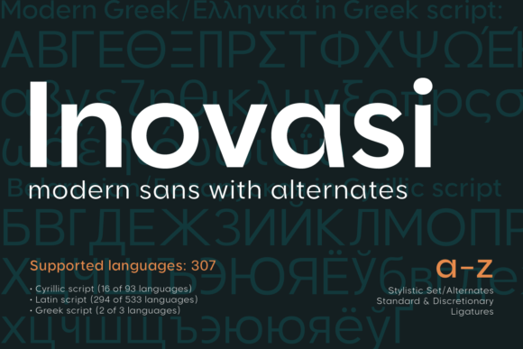 Inovasi Sans: A Modern Typeface for Dynamic Brands