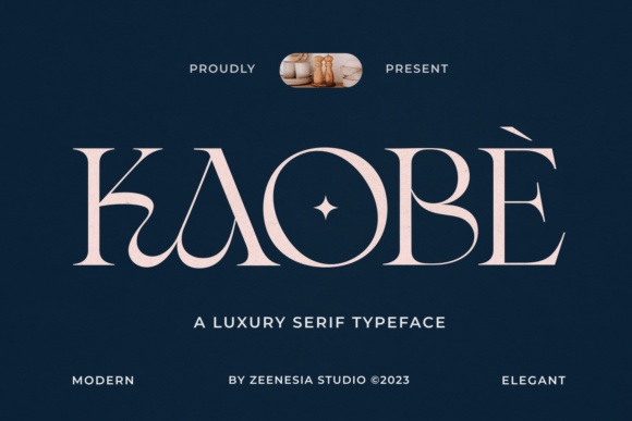 Kaobe: Where Modern Edge Meets Classic Serif Sophistication