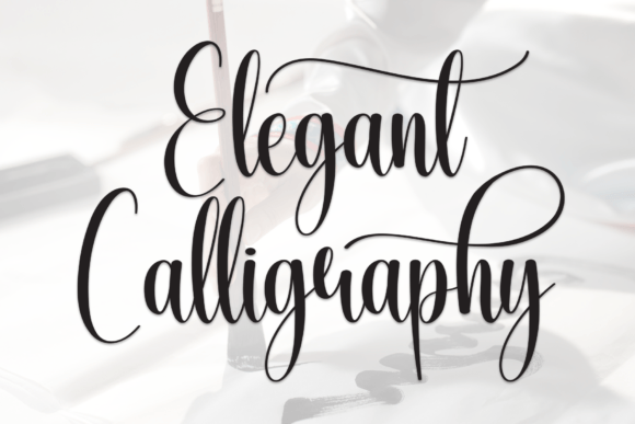 Modern Brush Script: The Bold Flair of Elegant Calligraphy