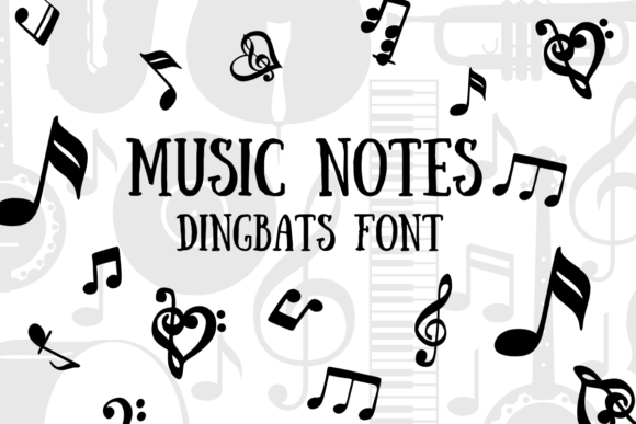 Music Notes: The Dingbat Font for Creative Projects