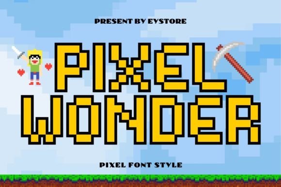 Pixel Wonder: A Dynamic Display Font for Bold Creators