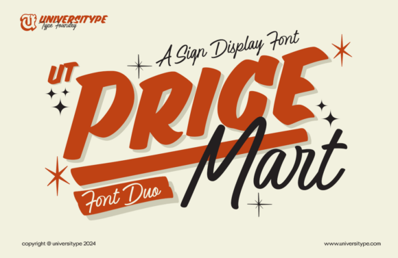Price Mart Duo: The Font Pair That Balances Bold and Beautiful