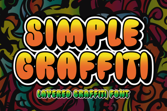Simple Graffiti: Bold Urban Type for Edgy Designs